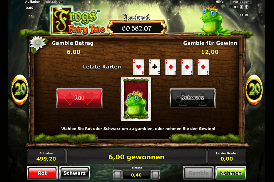 Frogs Fairy Tale Gamble