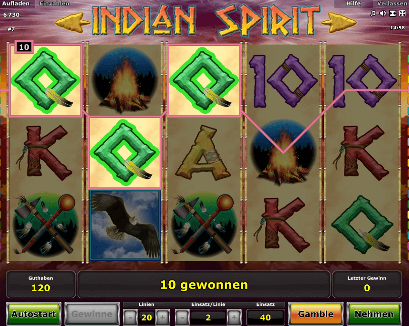 Indian Spirit Spiel